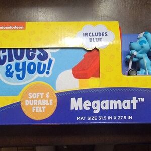 Nickelodeon Blue's Clues & You! Yellow and Blue Megamat